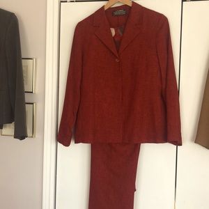 4 piece Louben light wt. suit set,rich burgundy